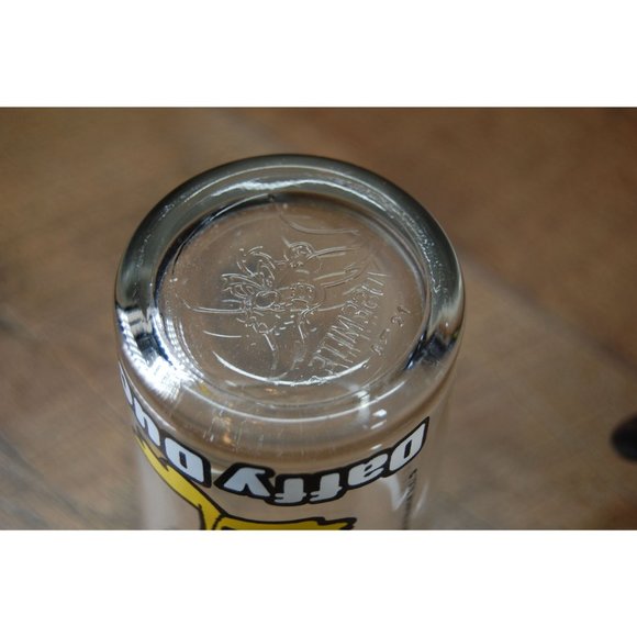 Vintage 1976 Daffy Duck Warner Bros 4.25" Jelly Glass w/ Yosemite Sam Stamp - Picture 6 of 6